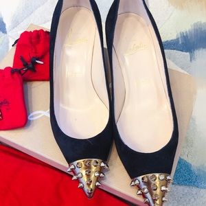 Christian Louboutin geo pump 45 specchio toe